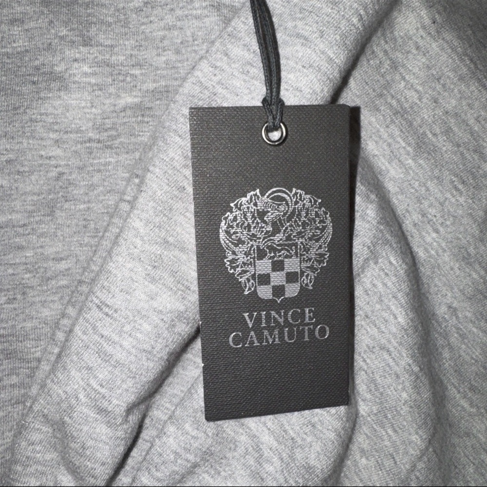 Vince Camuto Bonjour Weekend Heather Gray Size XS Preppy Academia Lounge Flaw - Picture 5 of 5